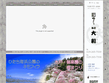 Tablet Screenshot of daitoshi.jp
